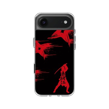 iPhone Air Clear Case（相機按鈕） 透明 - Assassin's Creed - Assassin's Creed® Shadows - Naoe silhouette