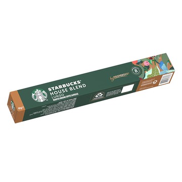 STARBUCKS 星巴克 House Blend 膠囊咖啡 Nespresso咖啡機適用  5.7g  10顆  1盒