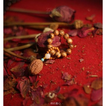 佛佑善心天然沉香木小手捻橄欖核尖京八棱小核桃繞指柔指尖文玩