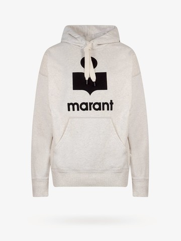 Mansel cotton sweatshirrt with flocked logo - MARANT ETOILE - gender_Woman