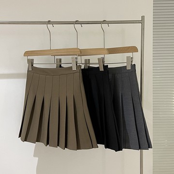 【太妮絲F45】熱銷千件！現貨 加厚款 立體質感百褶裙  A字裙 褲裙 短裙 學生裙 褲裙 女裝 短裙 百褶裙