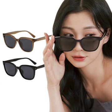高雅氣場TR90貓眼方框寶麗來偏光墨鏡│UV400太陽眼鏡│榆影棕│ 皓影黑 皓影黑617