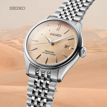 SEIKO 精工 Presage經典系列 職人美學機械錶-粉 SPB467J1/6R55-00H0P
