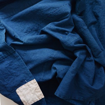 復古布料、粗糙刺繡、靛藍染料、純棉、再生材質、手工製作、布料、日本復古、織品、紡織品、大正、昭和復古
