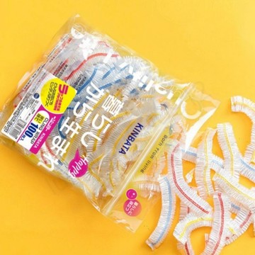 日本 KINBATA 彩色保鮮膜套 保鮮膜套 保鮮膜 萬用保鮮膜套 保鮮蓋 保鮮封口套 食物保鮮膜 一次性保鮮膜套