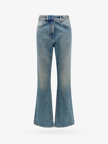 Cotton boot cut jeans with 4g chain - GIVENCHY - gender_Woman