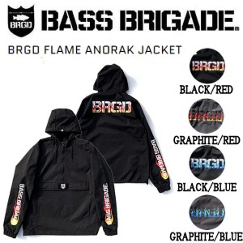 BASS BRIGADE】バスブリゲード 2021春夏 BRGD FLAME ANORAK JACKET