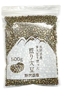 長野県産 煎り大豆(青大豆) 500G 無添加 食塩不使用