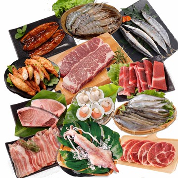 【華得水產】豪華罷工烤肉12件組(7-10人份)