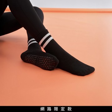 SO NICE 日系撞色條紋皮拉提斯止滑襪