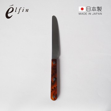 日本高桑金屬  日製大理石紋不鏽鋼餐刀-2入-多色可選