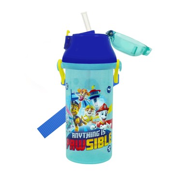 日本 SKATER - 吸管銀離子水壺(480ml)-汪汪隊立大功-480ml