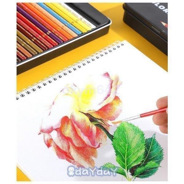 36色セット 色鉛筆 カラーペン 水溶性色鉛筆 色えんぴつ 絵の具 アート鉛筆 スケッチ用  水彩色鉛筆 収納ケース