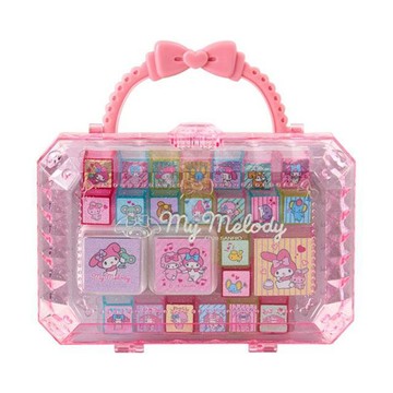 小禮堂 Sanrio 三麗鷗 美樂蒂 印章組附造型手提盒 L (2026)