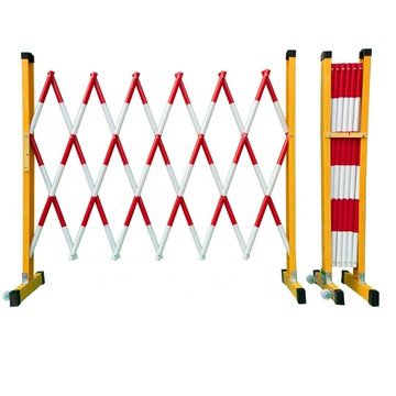 道路伸縮圍欄電力施工可移動式安全隔離防護欄紅白管式臨時護欄[DD030110]