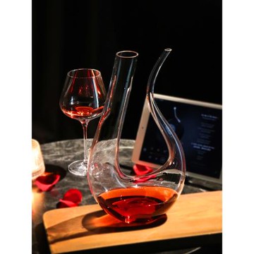 紅酒醒酒器水晶玻璃分酒器家用葡萄酒分酒壺微醺紅酒瓶子輕奢酒具