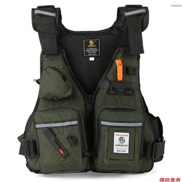 Winn 多口袋飛釣夾克浮力背心帶水壺架,用於皮划艇帆船划船水上運動