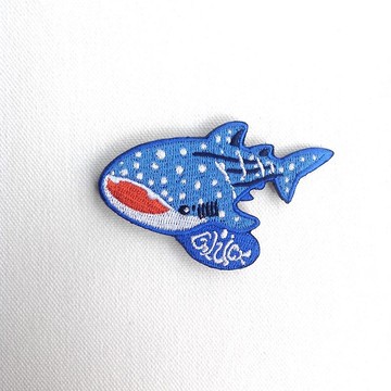 設計款WS3811 - 【軟木】鯨鯊造型刺繡別針