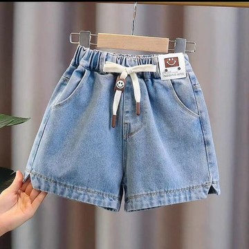 Mimo⭐女童夏季牛仔短褲新款夏裝兒童裝褲子薄款中大童外穿涼爽短褲