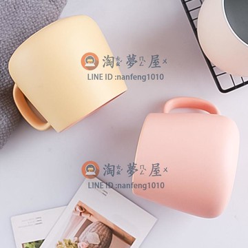 馬克杯一對情侶款情侶杯子簡約清新森系家用陶瓷創意個性潮流水杯【淘夢屋】