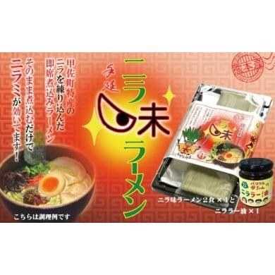 ふるさと納税 熊本県 甲佐町 ニラ味ラーメンセット