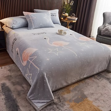 寢室安居 多功能牛奶絨保暖被毯  200 x 150cm  優雅紅鶴