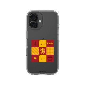 iPhone 16 Clear Case（相機按鈕） 透明 - 哈利波特 Harry Potter - 學院盃系列：葛來分多