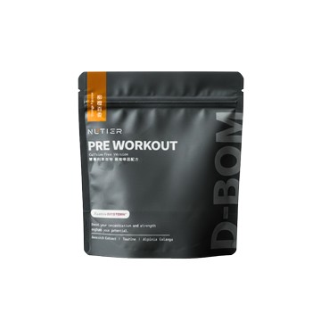 ［NUTIER］DBOM Pre workout 無咖啡因訓前 (150g包) - 百香柳橙/覺醒冰梅-百香柳橙