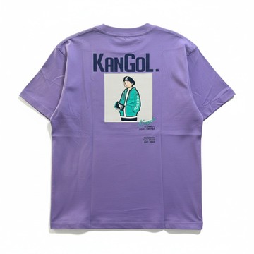 KANGOL 短袖 紫色 人物 文字 短T 中性 6525102991
