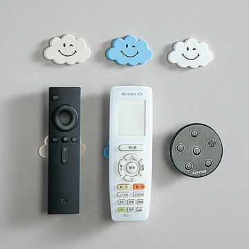 [Hare.D]壁掛磁吸貼 遙控器磁吸扣 磁貼扣 冰箱貼 廚房收納 魔術勾 磁吸貼片 無痕貼 免打孔壁掛式 收納置物貼