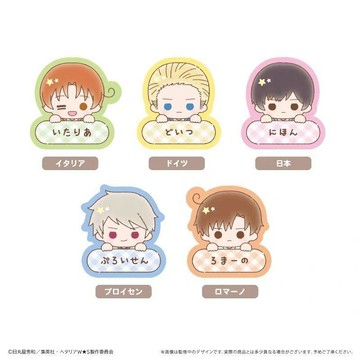 正版 TAPIOCA 黑塔利亞 周邊日谷 角色名Q版亞克力髮夾