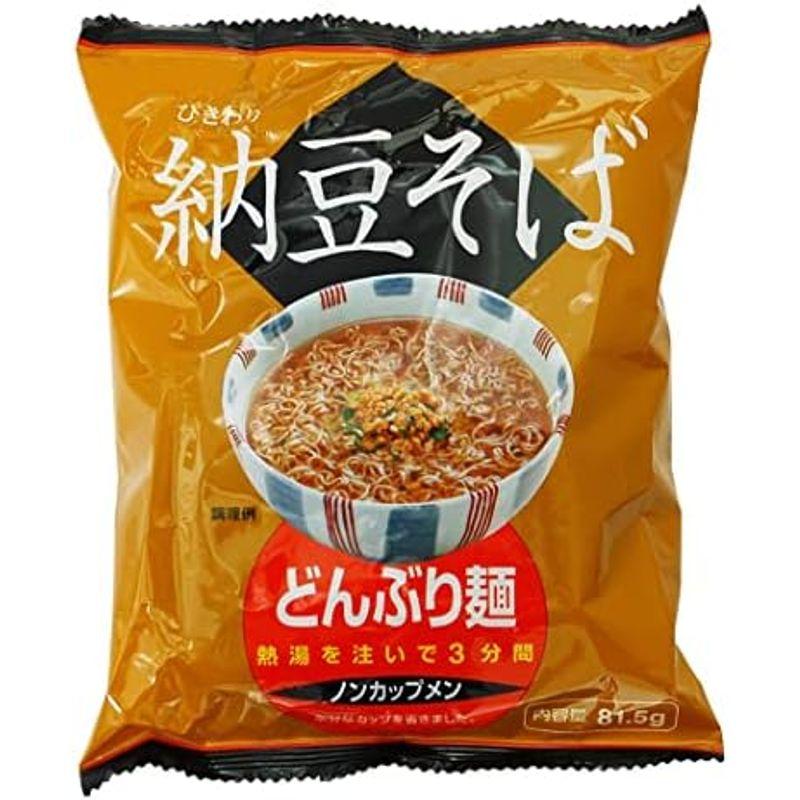 ムソー トーエー食品 どんぶり麺・納豆そば 81.5g×4袋