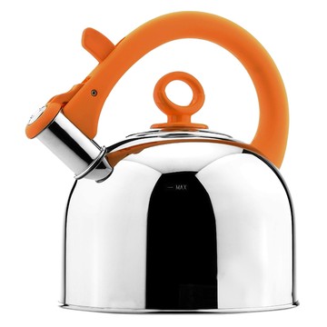 ZEBRA THAILAND Image形象粉彩笛音壺 時尚彩色設計 安全舒適尼龍手柄  橘色  3.5L  1個