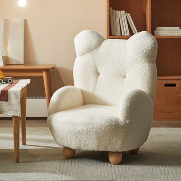 免運 開發票 兒童休閑小熊懶人沙發椅寶寶小孩單人卡通可愛座椅迷你簡約小沙發 快速出貨