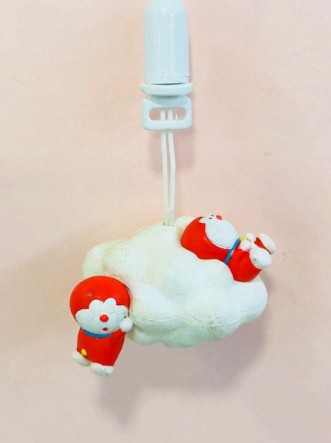 【震撼精品百貨】Doraemon_哆啦A夢~Doraemon手機吊飾-叮噹紅
