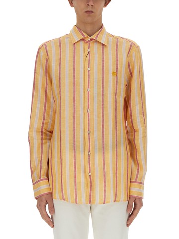 etro pegasus logo shirt