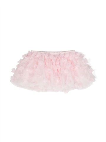Simonetta - elasticated-waistband tulle skirt - kids - Cotton/Polyamide/Polyester - 24 mth - Pink