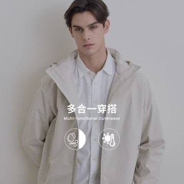 GIORDANO 男裝高機能三合一外套(兩件式) Urban Outdoor系列【多色任選】