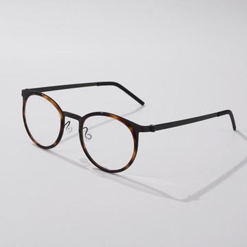 [Mortal] 9704  純鈦無螺絲近視眼鏡 經典複古圓框 超輕超薄設計 男女兼可佩戴 可配鏡片