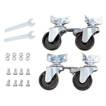 【居家cheaper】MIT角鋼架專用50MM工業輪組(二活二煞)二活二煞