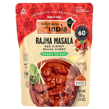 Kitchens of India, Rajma Masala，咖喱紅芸豆，淡味，10 盎司（285 克）