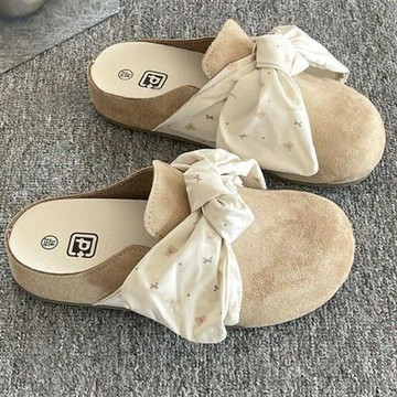 【Alice】韓國設計波西風小羅馬鞋一腳蹬懶人鞋娃娃鞋厚底鞋勃肯涼鞋編織涼鞋(包頭/厚底/涼拖鞋/洞洞鞋/增高鞋)卡其色