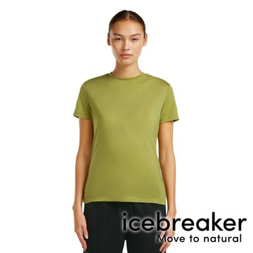 【icebreaker】女Core 天絲圓領短袖上衣『青橄欖』0A56Y4 戶外 露營 登山 健行 休閒 時尚 出國 旅遊 短袖 上衣