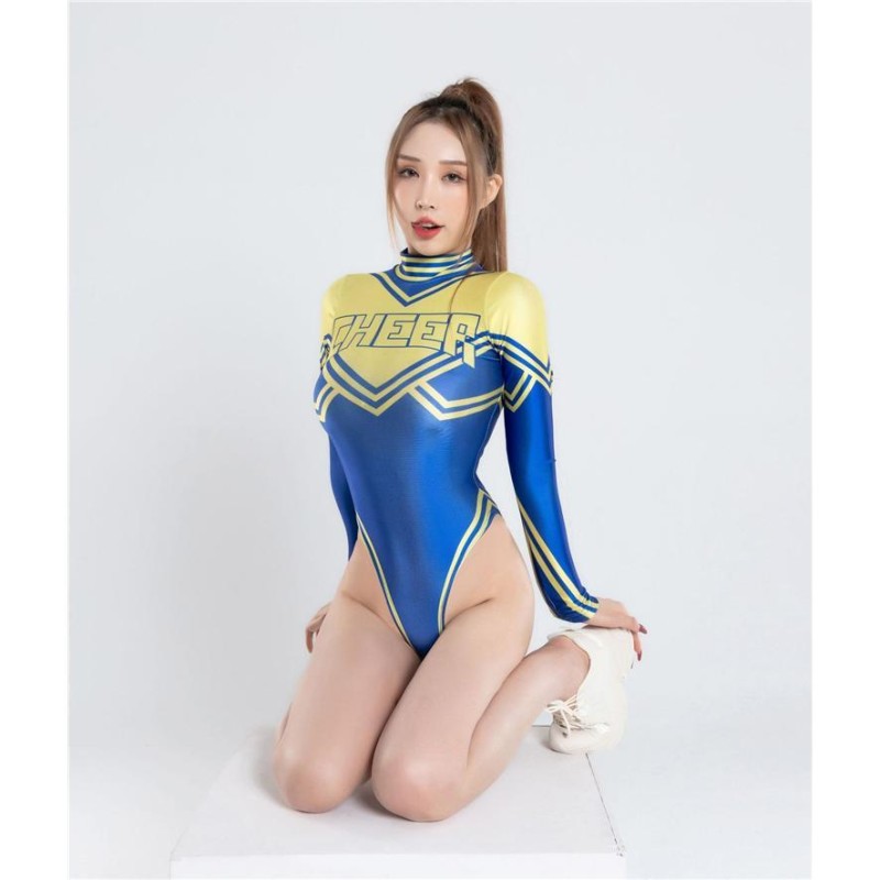 スベスベ光沢体操服 ハイレグ レオタード 競泳水着 コスプレ服装 レースクイーン 仮装 イベント チアガール制服 美脚 コスチュー ムセット ダンス服  | LINEブランドカタログ