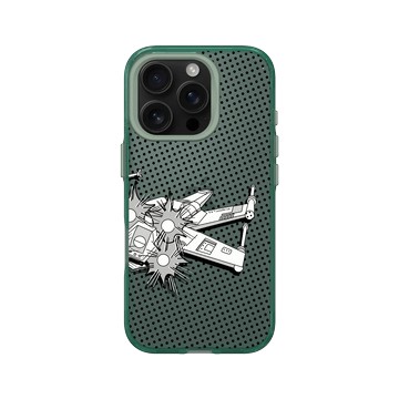 iPhone 16 Pro Clear 憂墨綠 - 迪士尼-星際大戰 Star Wars - POP X戰機