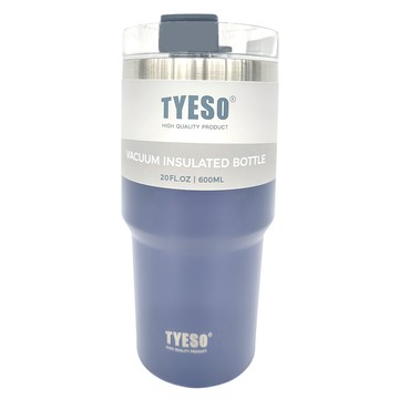 TYESO 泰碩 手提304不銹鋼水杯  海洋藍  600ml  1個