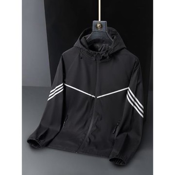 2025新款外套男春秋季連帽衛衣寬松大碼韓版潮流帥氣運動休閑夾克