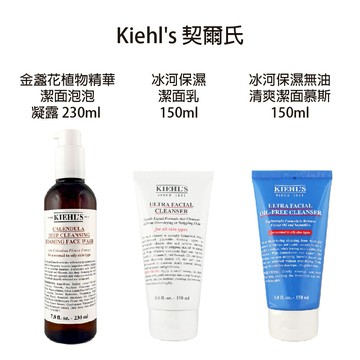 Kiehl's 契爾氏 專櫃公司貨 金盞花植物精華潔面泡泡凝露 冰河保濕潔面乳 冰河保濕-無油清爽潔面慕斯 洗面乳 潔面乳 潔面慕斯 【貝羅卡】｜滿額領券最高現折$200