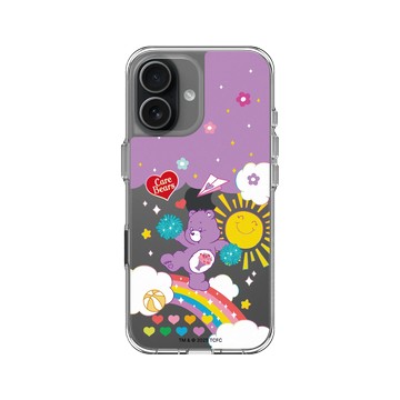 iPhone 17 Clear Case（相機按鈕） 透明 - Care Bears - 跳舞小熊