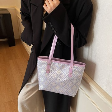 休閒 簡約 上班通勤 托特包 質感 包包女 2026新款 大容量 新中式 單肩包 手提包 女包 肩揹包 側揹包